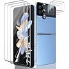 9 in 1 IMBZBK for Samsung Galaxy Z Flip 4 5G Screen Protector 3 Pack Inner Screen Flexible Film 3 Pack Tempered Glass Back Screen Protector 3 Pack Camera Protector Accessories Case Friendly Lightinthebox