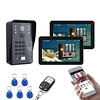 9 Inch 2 Monitors Wired / Wireless Wifi RFID Password Video Door Phone Doorbell Intercom System With IR-CUT 1000TVL Camera Lightinthebox