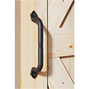 9 Inch Black Frosted Barn Door Handle Wooden Door Handle Cabinet Door Handle Wardrobe Handle Lightinthebox