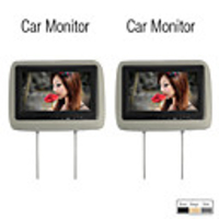 9 Inch Headrest Car Monitor with Remote Control(1 Pair)