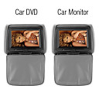 9 Inch Headrest DVD with Touch Screen, FM, IR, MP3, MP4, 32 Bit Wireless GAMES(1 DVD 1 Monitor)
