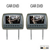 9 Inch High Resolution Car Headrest DVD Player with Games,  FM(1Pair)