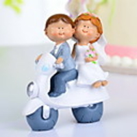 A Joyful Travel With You Wedding Cake Topper