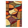 Abstract Wool Tufted Area Rug With Bullet Pattern 5