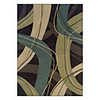 Abstract Wool Tufted Area Rug With Thick Lines Pattern 5