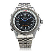 Analog - Digital Dual Display Black Dial Wrist Watch