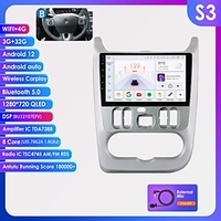Android 12 Car Radio for Renault Logan 1 Sendero 2009-2020 Lagus Dacia Duster Multimedia Player Carplay Stereo DVD