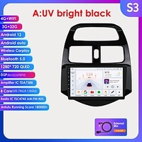 Android 12 Car Radio Multimedia Video Player for Chevrolet Spark Beat Matiz Creative 2010-2014 Gloss Black Navigation Carplay