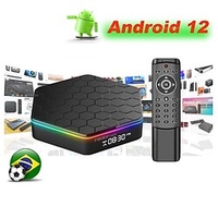 Android 12.0 TV Box Android TV Box 4GB RAM 64GB ROM with H618 Quad-core Cortex-A53 CPU Smart TV Box Support WiFi 6 Dual-Band/ Ethernet/ BT5.0/ HDR10/ 3D/ H.265/ 6K Ultra HD Android Boxes Lightinthebox
