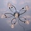 Artistic Aluminum Flush Mount Lights With 6 Lights