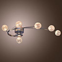 Artistic Aluminum Flush Mount Lights With 6 Lights