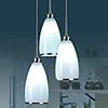 Artistic Creative 3 Light Pendant with Glass Shade
