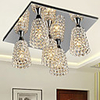 Artistic Crystal 5 Light Flush Mount (220V-240V)