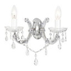 Artistic Crystal Wall Light with 2 Lights