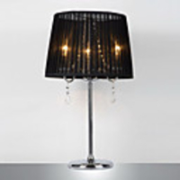 Artistic Table Light With Gorgeous Crystal Stand