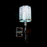 Artistic Wall Light with 1 Light in Cylinder Shade