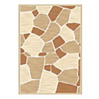 Artistic Wool Tufted Area Rug With Cobbles Pattern 5