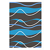 Artistic Wool Tufted Area Rug With Stream Pattern 5