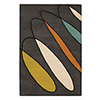 Artistic Wool Tufted Area Rug With Wing Pattern 5
