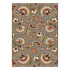 Asian Wool Tufted Area Rug With Floral Pattern 5