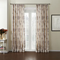 Barroco Print Dots Lined Blackout Curtain Panel