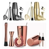 Bartender Kit Barware Set Boston Shaker Stainless Steel Bar Tool Cocktail Shaker Set Combination 5 to 13 Pieces Set Gold Gun-black Rose-gold Lightinthebox