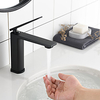 Bathroom Sink Faucet - New Design Hot Cold Single Lever Deck Mounted Black Wash Basin Faucet Shower Room Electroplated Centerset Single Handle One Hole Bath Toilet Vessel Sink Mixer Taps Lightinthebox