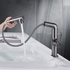 Bathroom Sink Faucet - Pull out / Pullout Spray Electroplated / Painted Finishes Centerset Single Handle One HoleBath Taps Lightinthebox
