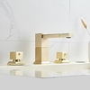 Bathroom Sink Faucet - Rotatable / Classic / Widespread Electroplated Widespread Two Handles One HoleBath Taps Lightinthebox