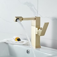 Bathroom Sink Faucet - Rotatable / Classic Electroplated Centerset Single Handle One HoleBath Taps Lightinthebox