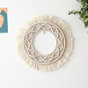 Boho Hand Woven Macrame Wall Hanging Ornament Bohemian Boho Art Decor Home Bedroom Living Room Decoration Nordic Handmade Tassel Cotton 3434Cm Lightinthebox