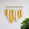 Boho Hand Woven Macrame Wall Hanging Ornament Bohemian Boho Art Decor Home Bedroom Living Room Decoration Nordic Handmade Tassel Cotton Leaf Lightinthebox