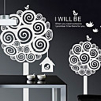 Botanical I Will be There Wall Stickers