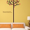 Botanical Very Simple Tree Wall Stickers