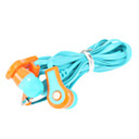 C109 Super Bass Stereo In-Ear Headphone with Mic(Blue)
