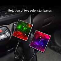 C208 Car Project Multiple Interior Mood Lighting Patterns Laser LightIn Car 2 Patterns To Choice Red Blue Or Red Green 1PCS With USB Port Lightinthebox