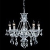 Candle Design Crystal,  5 Light,  Fashionable Iron Electroplating