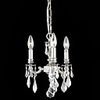 Candle Featured 3 - Light Chandeliers with Crystal Drops