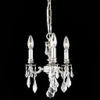Candle Featured 3 - Light Chandeliers with Crystal Drops