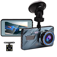 Car DVR Dash Cam Video recorder 3 in 1Rear View Dual Camera Full HD Car Camera 3.6Cycle Recording Night Vision G-sensor Dashcam Lightinthebox