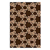 Casual Wool Tufted Area Rug With Biscuit Pattern 5