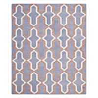 Casual Wool Tufted Area Rug With Irregular Images Pattern 5