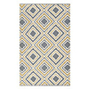 Casual Wool Tufted Area Rug With Square Pattern 5
