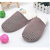 Casul Dark Blue and White Stripe Print Men
