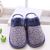 Casul Dark Blue Geometry Print Men