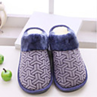 Casul Dark Blue Geometry Print Men