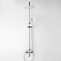 Ceramic Valve Single Handle Style Chrome Finish Shower Faucets