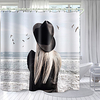 Character Silhouette Series Digital Printing Shower Curtain Shower Curtains Hooks Modern Polyester New Design Lightinthebox