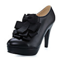 Chic Leatherette Stiletto Heel Ankle Boots With Flower Party / Evening Shoes (More Colors)