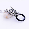 Chic Stainless Steel Chinese Dragon Necklace